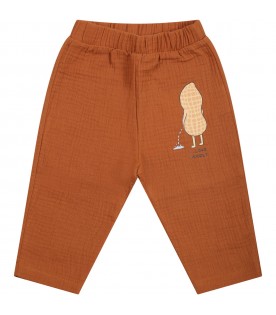 Brown trousers for baby boy