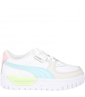 Multicolor sneakers for girl with logo