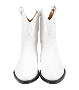 White boots for girl