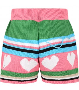 Casual pink shorts for girl