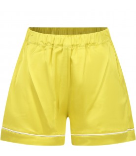 Yellow shorts for girl