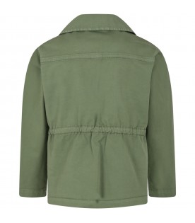 Green jacket for  boy