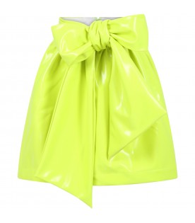 Elegant yellow skirt for girl