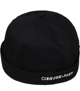Black hat for kids with logo