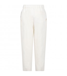White trousers for girl