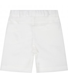 White shorts for baby boy