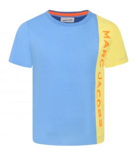 Multicolor t-shirt for boy with logo