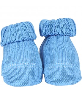 Sky blue slippers for baby boy