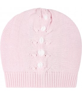Cappello rosa per neonata