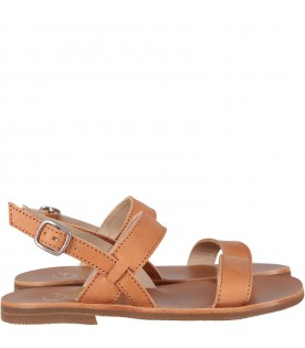 Brown sandals for girl