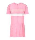 Marni Kids Pink dress for girl with stripes
