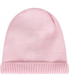 Cappello rosa per bambina