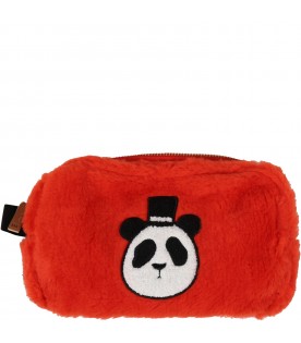 Red bumbag for kids with panda