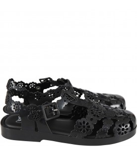 Black spider shoes for woman
