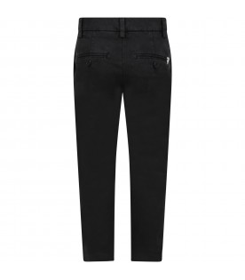 Black ''Perfect'' pants for girl with iconic D